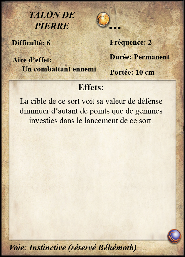 Talon de Pierre